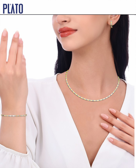 Ekstra İnce Taşlı Yuvarlak Set